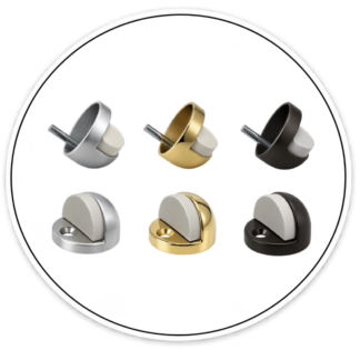 Link Hardware Floor Mounted High-Profile 3/8" Base Dome Stop