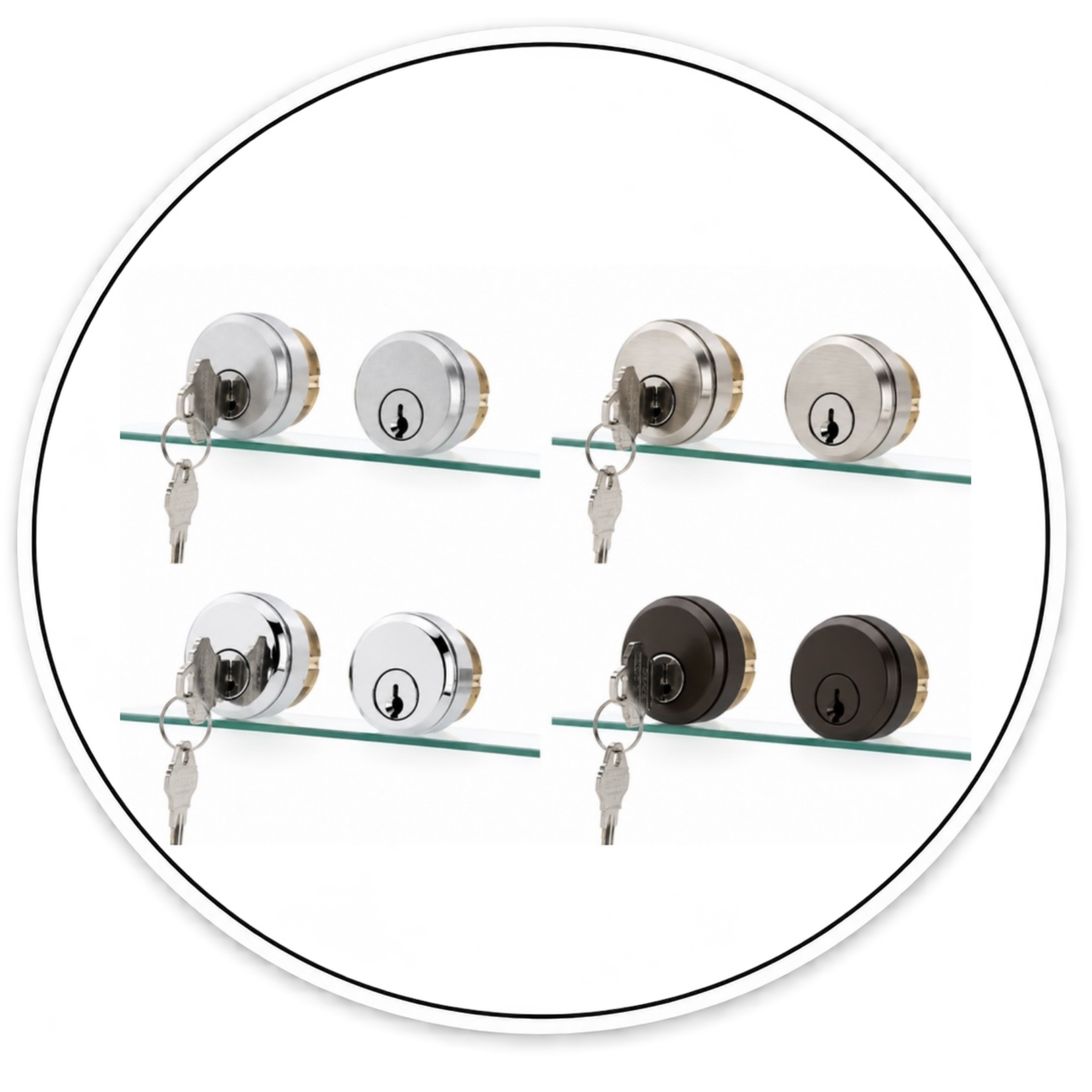 Link Hardware A Series Double Keyed Cylinders