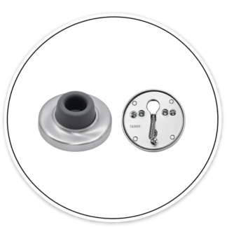 Link Hardware Wall-Mounted Concave Type Doorstop