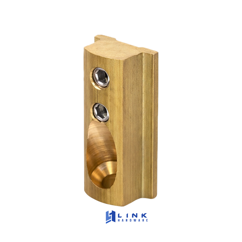 Link Hardware Brass Wall-Mounting Brackets (Pair) - Image 2