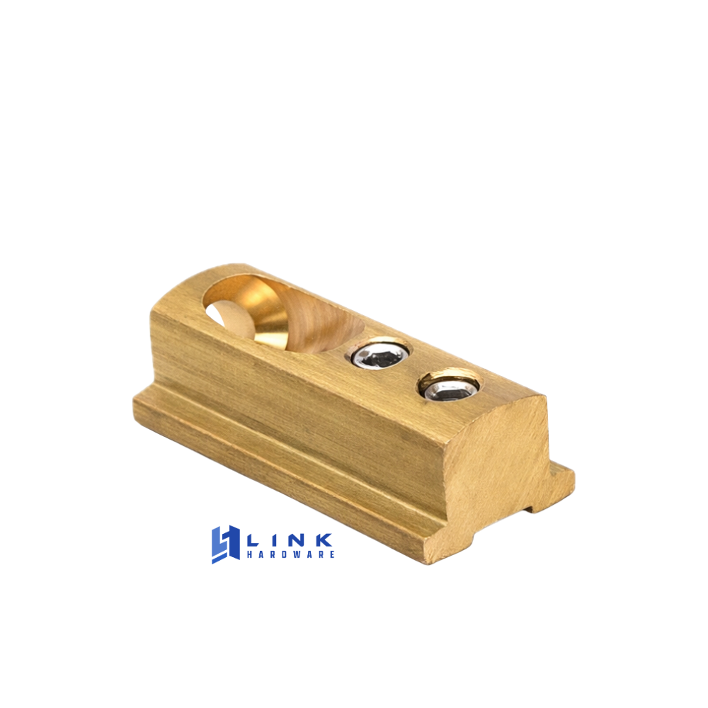Link Hardware Brass Wall-Mounting Brackets (Pair) - Image 3