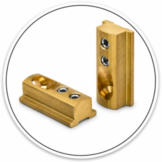 Link Hardware Brass Wall-Mounting Brackets (Pair)