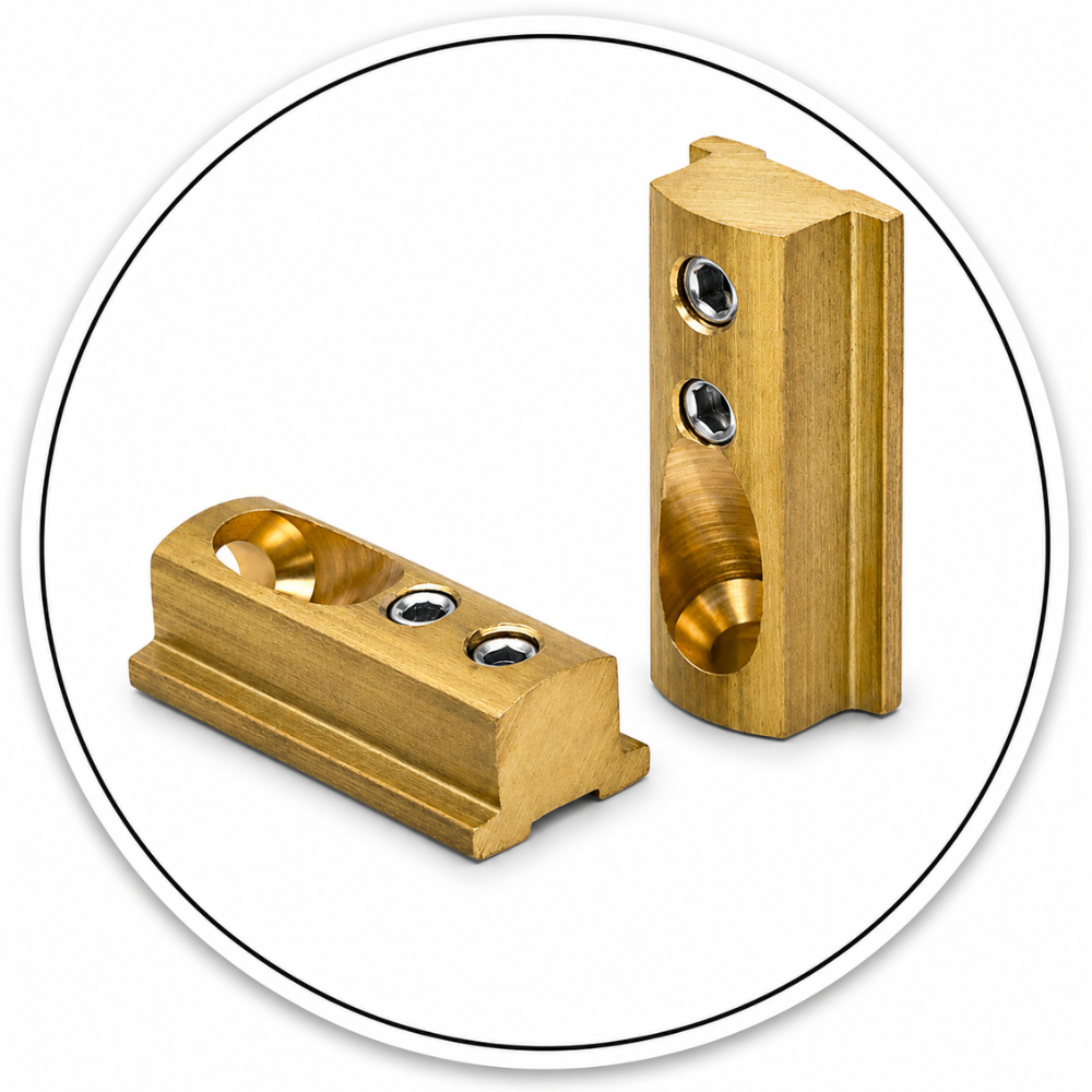 Link Hardware Brass Wall-Mounting Brackets (Pair)