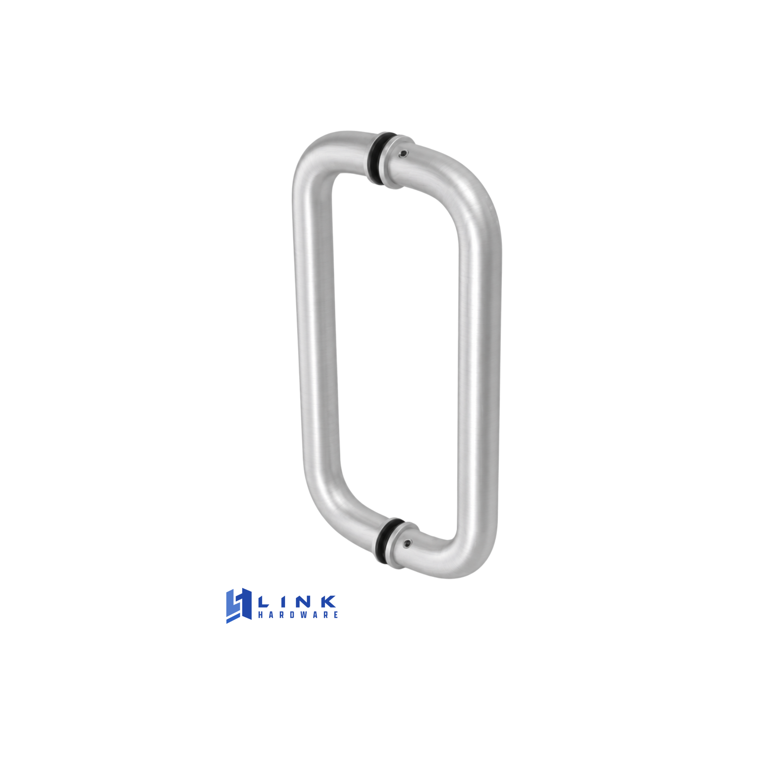 Link Hardware 10" Back-to-Back Glass-Mounted Standard Pull Handle - Image 2