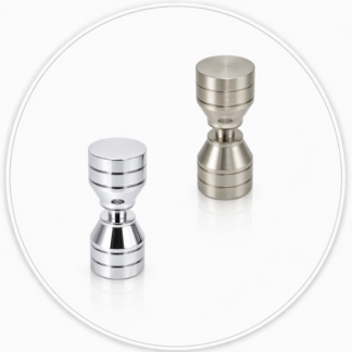 KN015 Contemporary Style Back-to-Back Shower Doorknobs