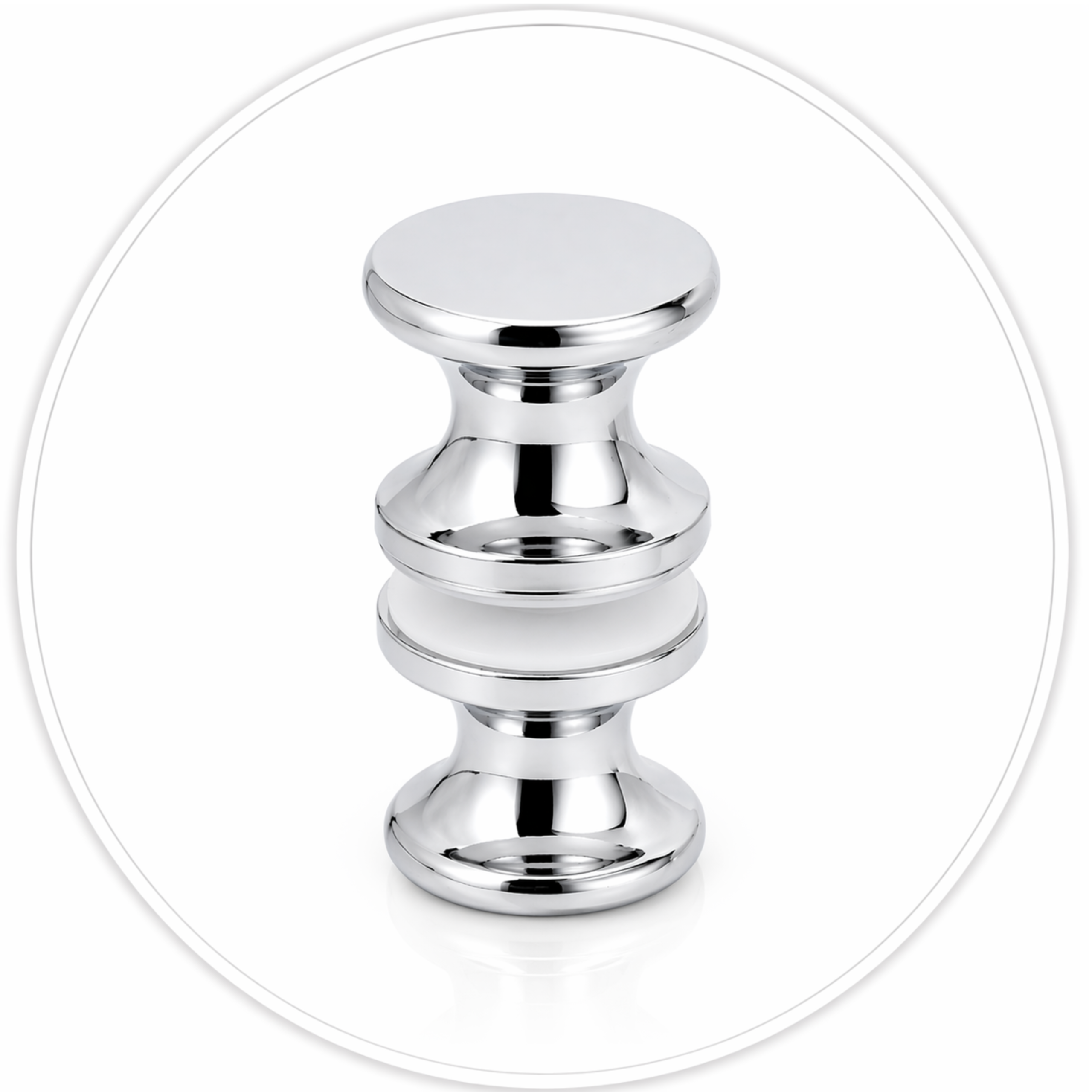 KN019 Contemporary Style Back-to-Back Shower Door Knobs