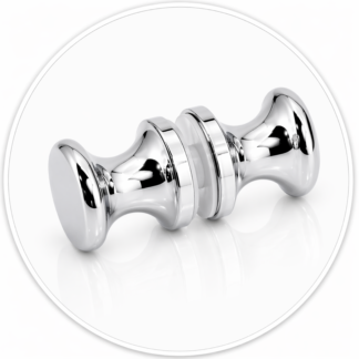 KN04 Contemporary Style Back-to-Back Shower Door Knobs