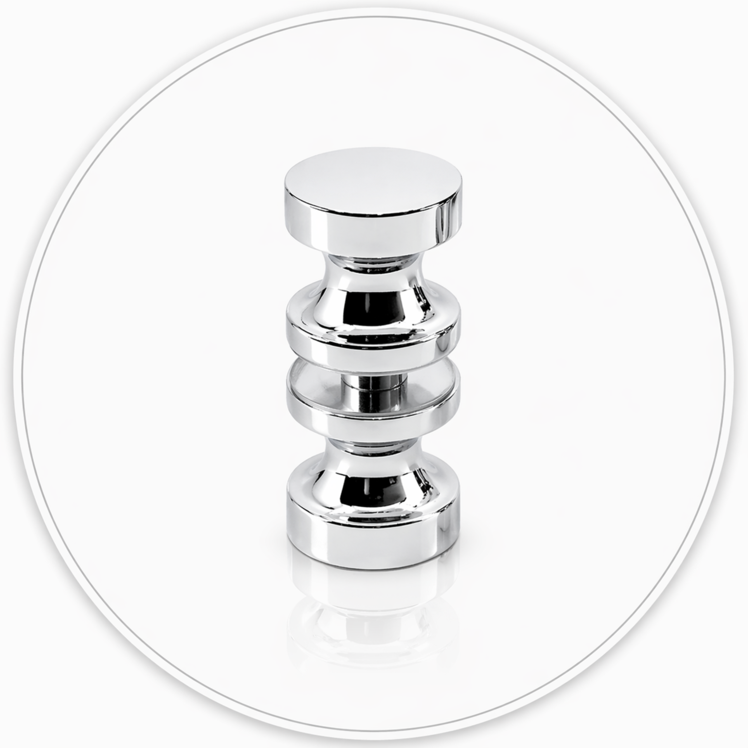 KN05 Contemporary Style Back-to-Back Shower Doorknobs
