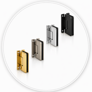 R037 Paris Wall-Mount H Back Plate Hinge