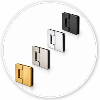 R180 Paris Glass to Glass Standard Hinge