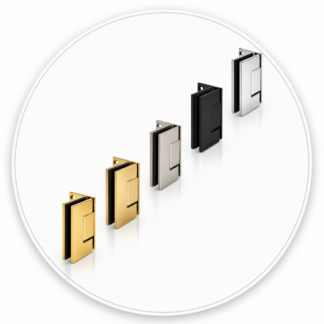 V044 Heavy Duty Venice Series Wall Mount Offset Back Plate Hinge