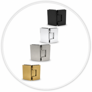 V045 Heavy Duty Venice Series 135° Glass-to-Glass Hinge
