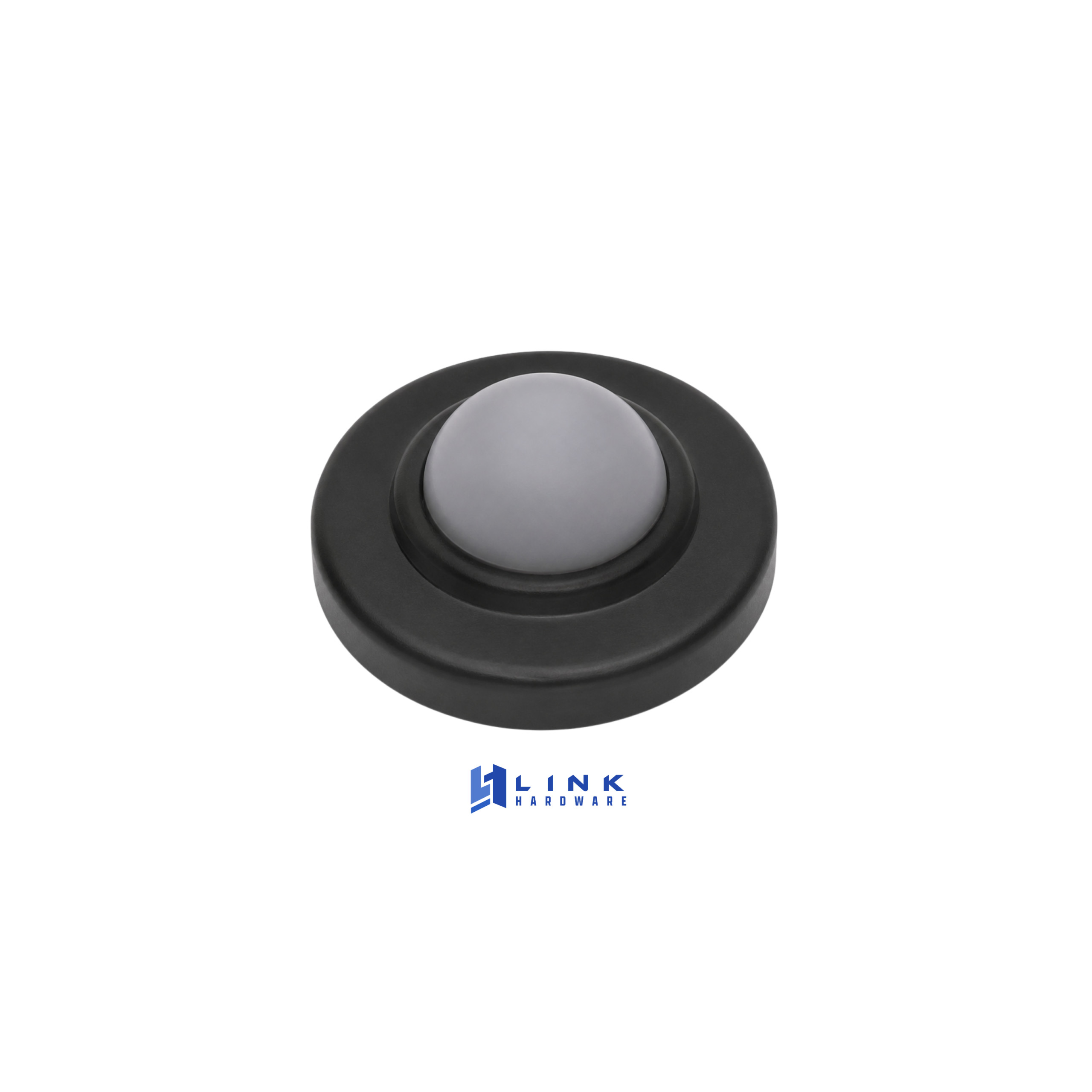 Link Hardware Bronze Wall-Mounted Convex Type Doorstop - Image 2