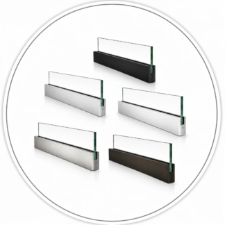 CAM4S 4" Door Rail at 37-3/4" Long without Lock