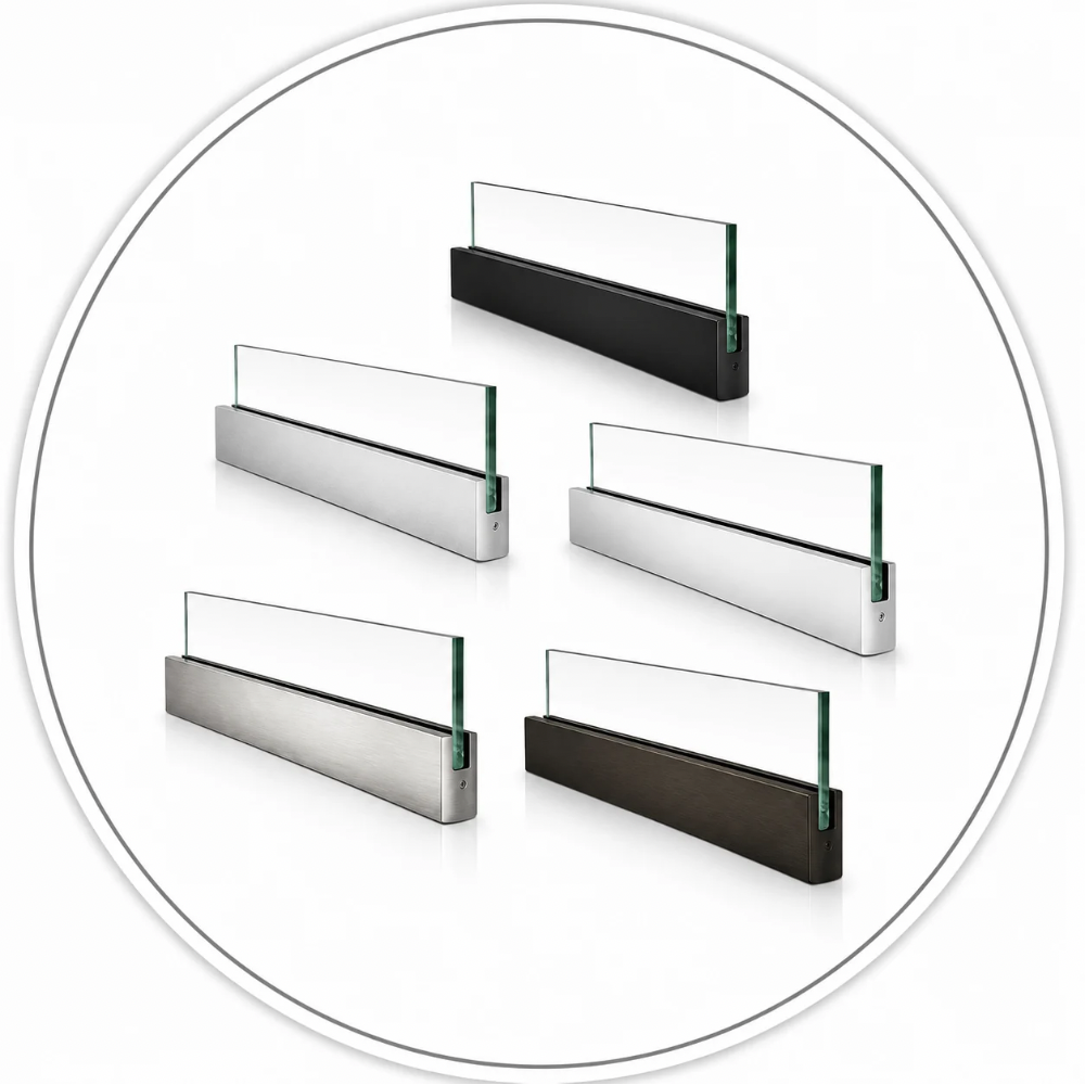 CAM4S 4" Door Rail at 37-3/4" Long without Lock