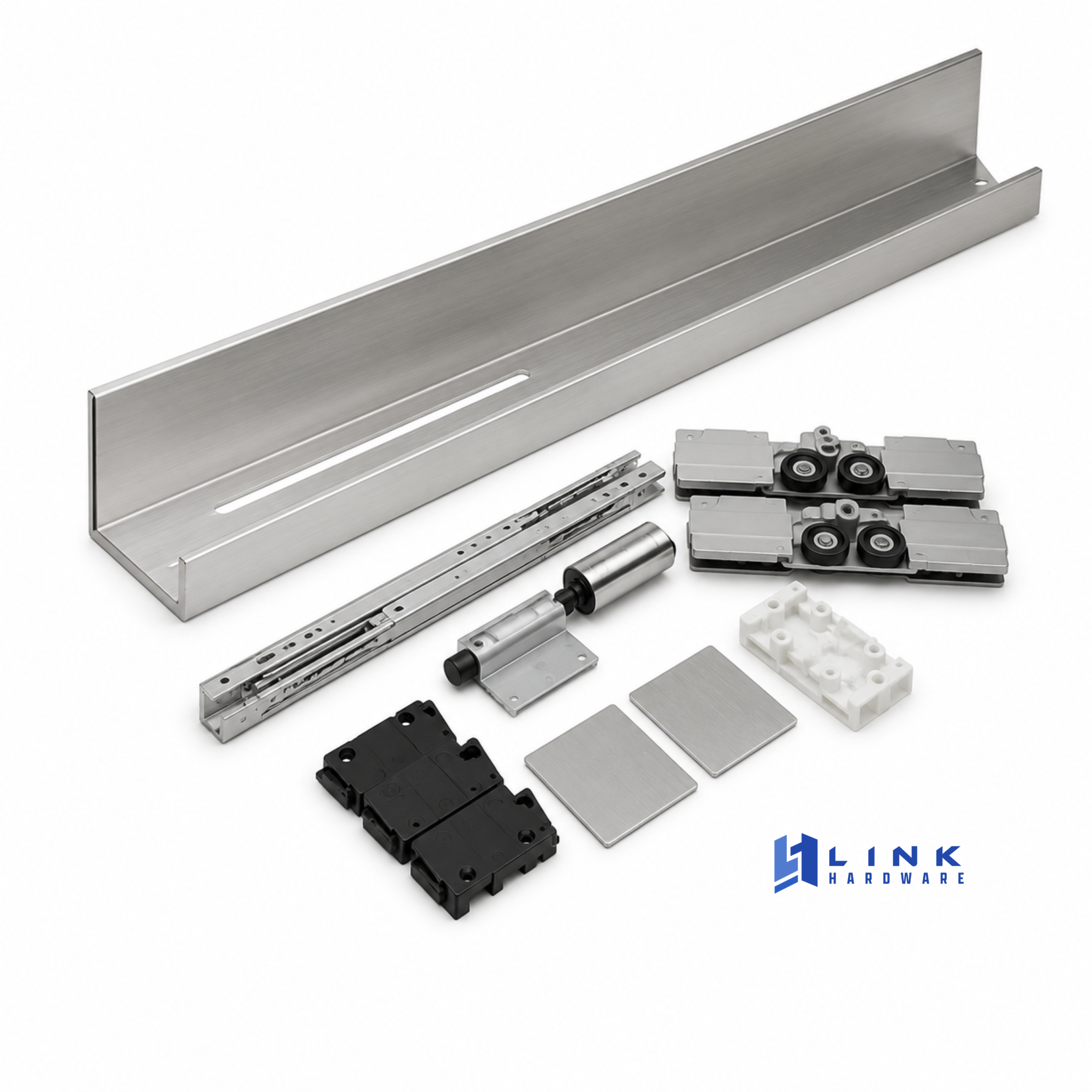 Link Hardware CH Single Sliding Door Kit with Soft Break - Image 3