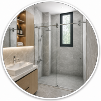 Link Hardware 180° Crescent Series Sliding System