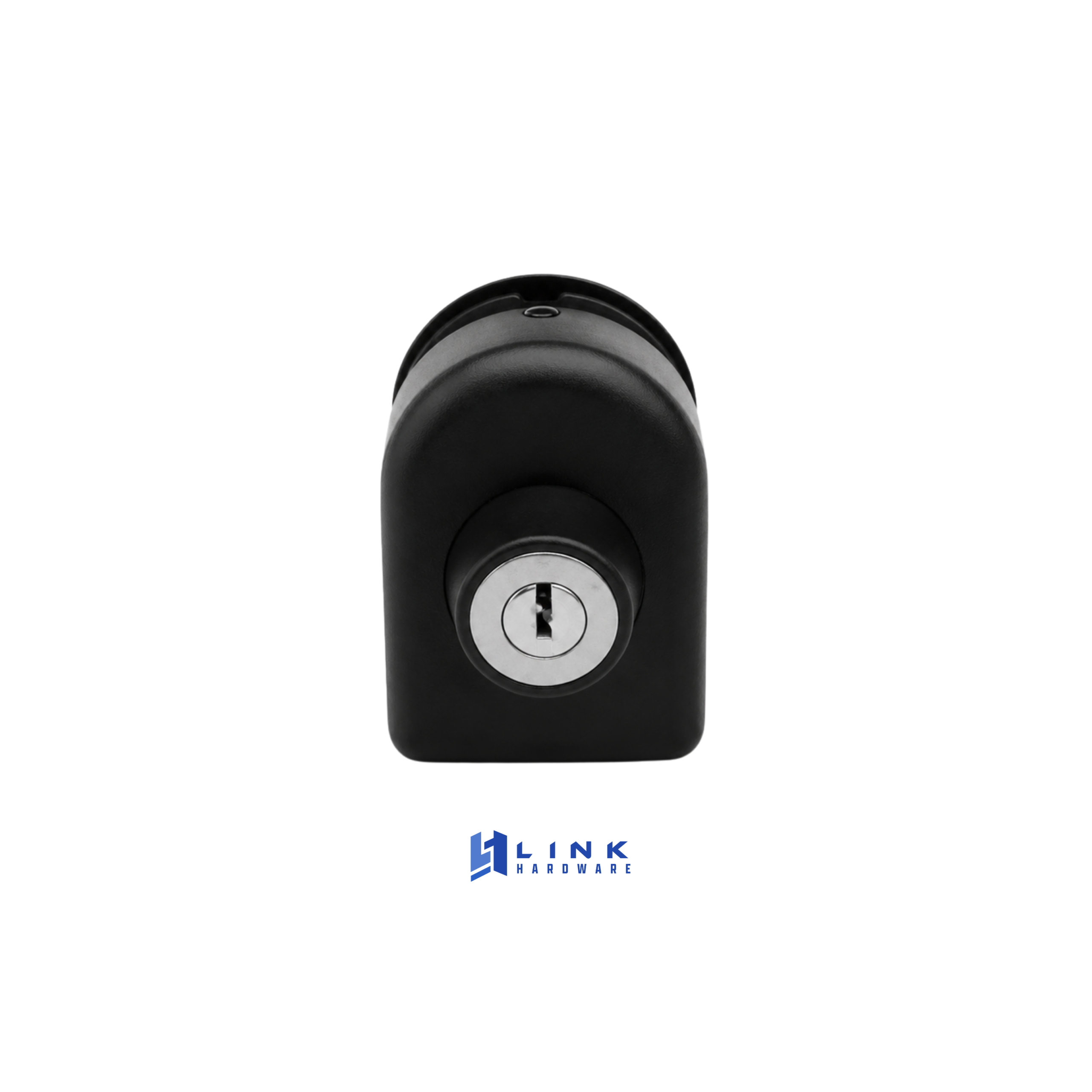 Link Hardware Slip-On Oval Lock with Latch Glass to Wall - Image 3
