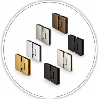 V180 Heavy Duty Venice 180° Glass-to-Glass Hinge