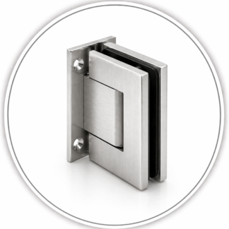 8010BTSF Hydraulic Full Back Plate Wall to Glass Hinge (No Hold Open)