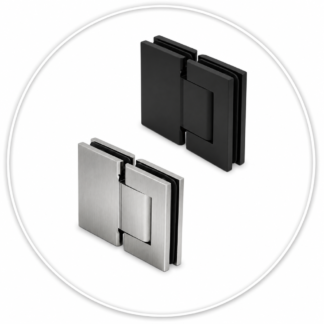 8015BTSF Hydraulic 180° Glass to Glass Hinge (No Hold Open)