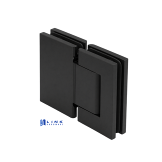 Link Hardware Hydraulic 180° Glass to Glass Hinge (No Hold Open)