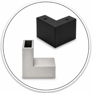 Link Hardware 90° Door Connector Bracket for Serenity Sliders