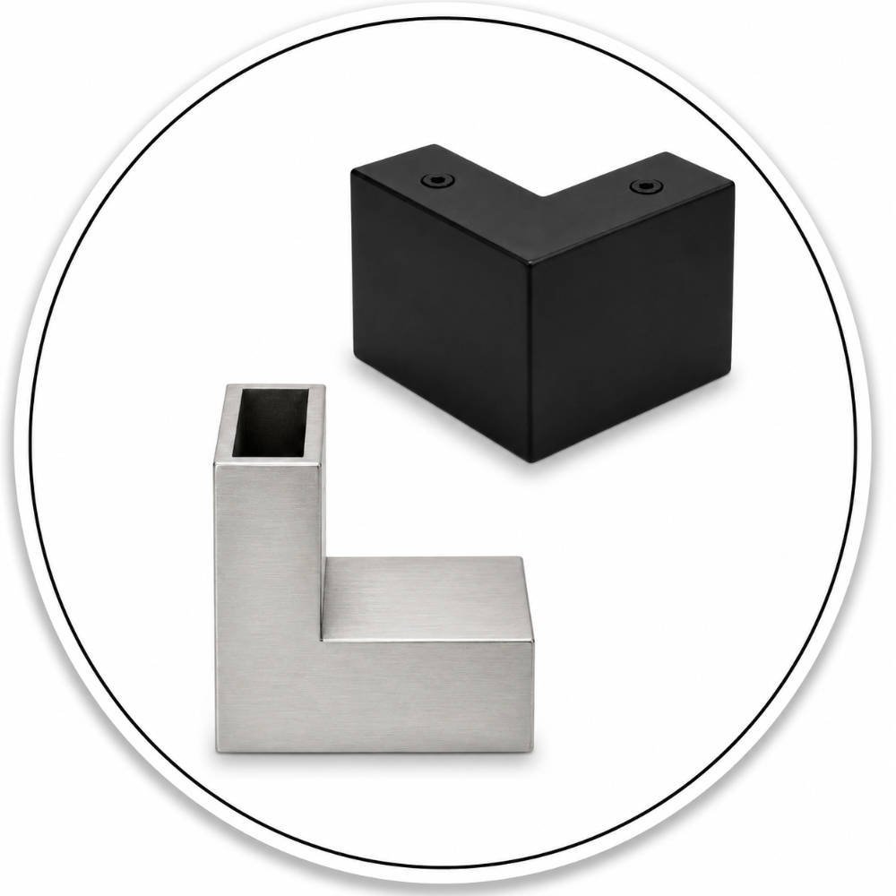 Link Hardware 90° Door Connector Bracket for Serenity Sliders