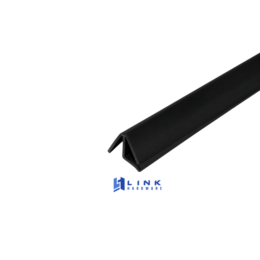 Link Hardware Co-Extruded Bottom Wipe with Drip Rail for 1/2" Glass - Image 3