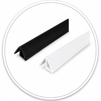 Link Hardware Co-Extruded Bottom Wipe with Drip Rail for 1/2" Glass