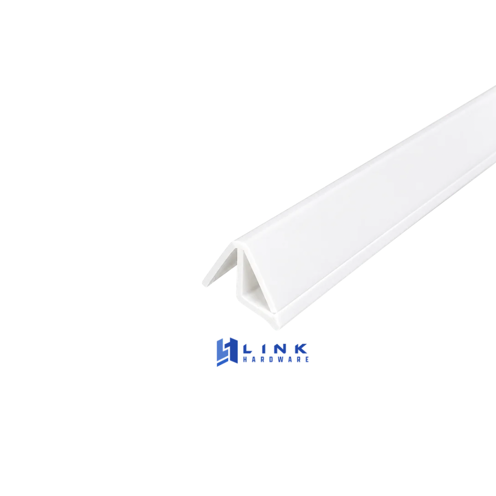 Link Hardware Co-Extruded Bottom Wipe with Drip Rail for 1/2" Glass - Image 2