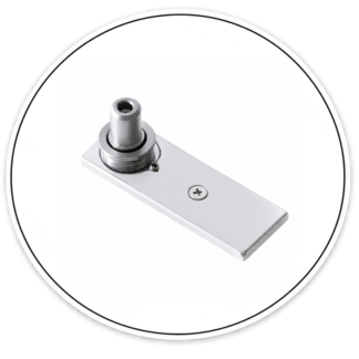 Link Hardware Adjustable Free-Swinging Floor Pivot