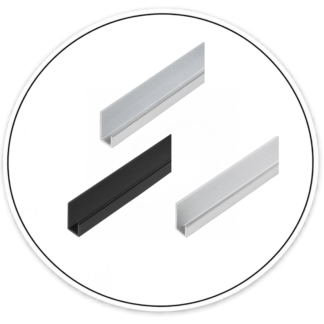 Link Hardware 1/4" Standard Aluminum J-Channel