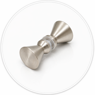 KNB024 Bow-Tie Style Back-to-Back Knobs