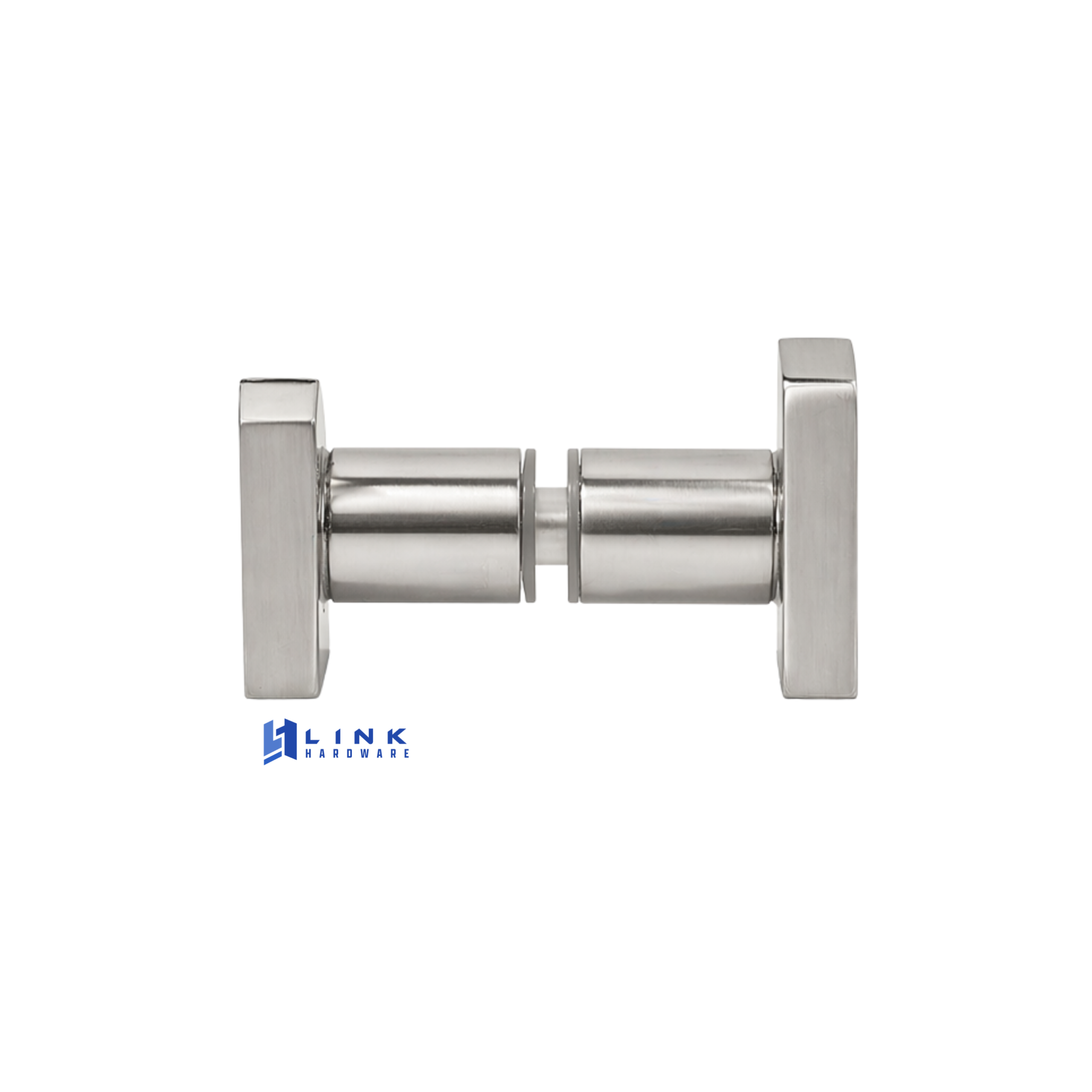 KNB032 Large Square Style Back-to-Back Shower Doorknobs - Image 2