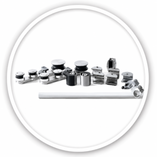 Link Hardware Laguna Series Wall-Mount Single Slider Kit