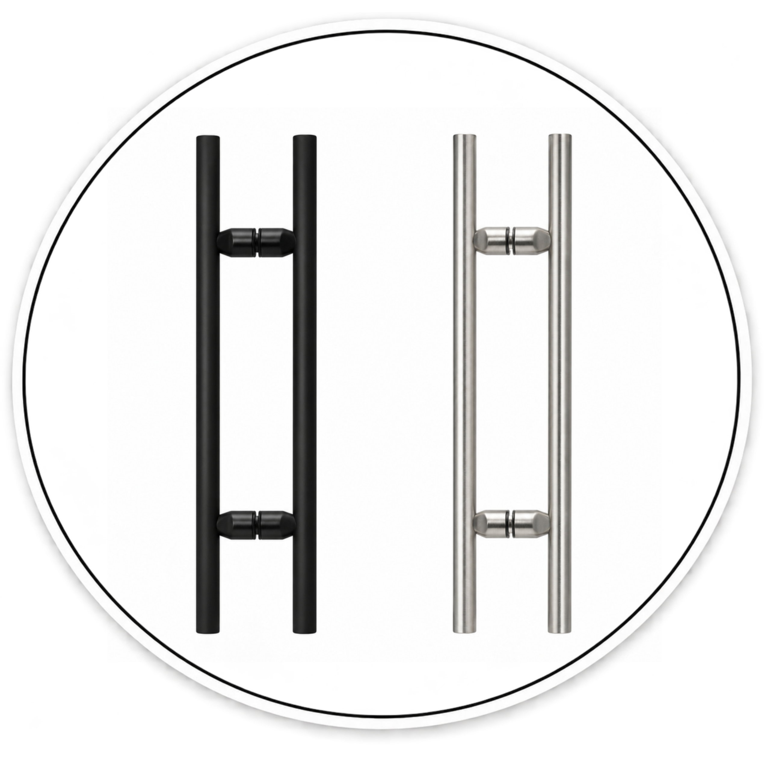 Link Hardware 24" Extra Length Offset Ladder Style Back-to-Back Pull