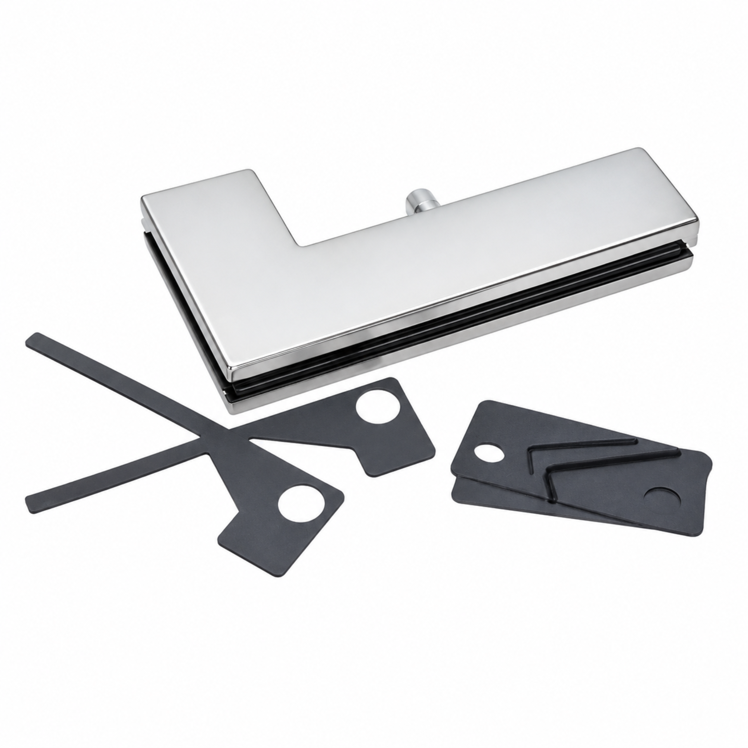 Link Hardware Glass Mounted Transom Patch - Image 7