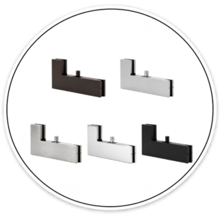 Link Hardware Glass Mounted Transom Patch