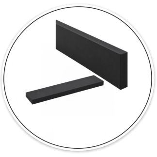 Link Hardware 1/8" x 1/4" x 4" Neoprene Setting Blocks (80 Durometer)