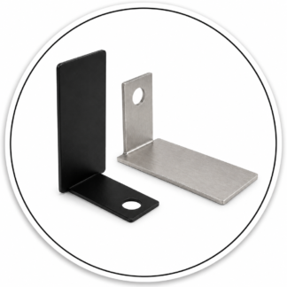 Link Hardware End Cap for 1/2" Deep U-Channel