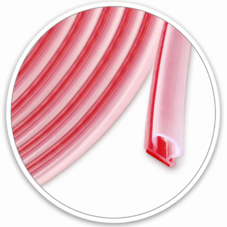 Link Hardware Vinyl Bulb Seal 7/32” Gap with Pre-Applied Tape