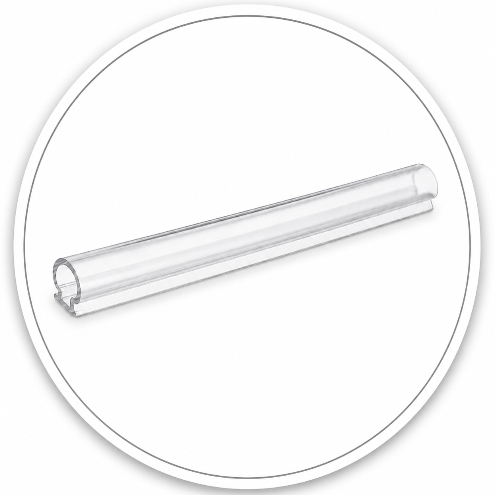 Link Hardware Vinyl Bulb Seal 5/32” Gap with Pre-Applied Tape
