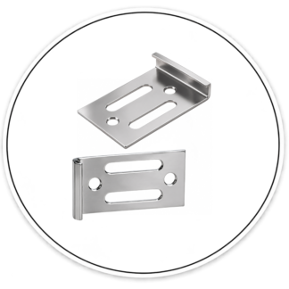 Link Hardware Zinc Plated Vancouver Clip for 5 mm Mirror