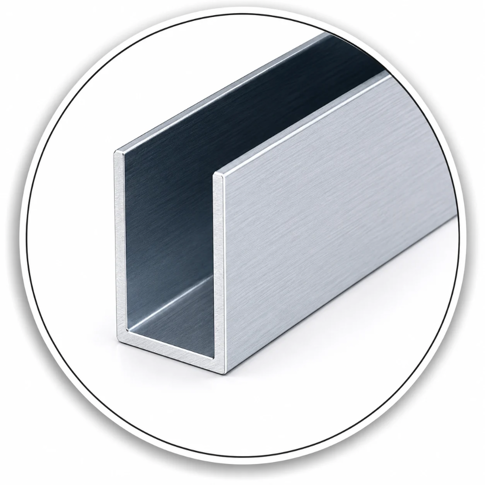 Link Hardware 1/2" Aluminum U-Channel