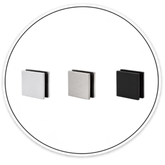 Link Hardware L900 Series Glass-Mounted Strike Keeper