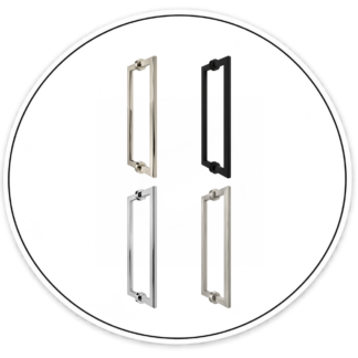 Link Hardware 12" Mitered Back-to-Back Pull Handle