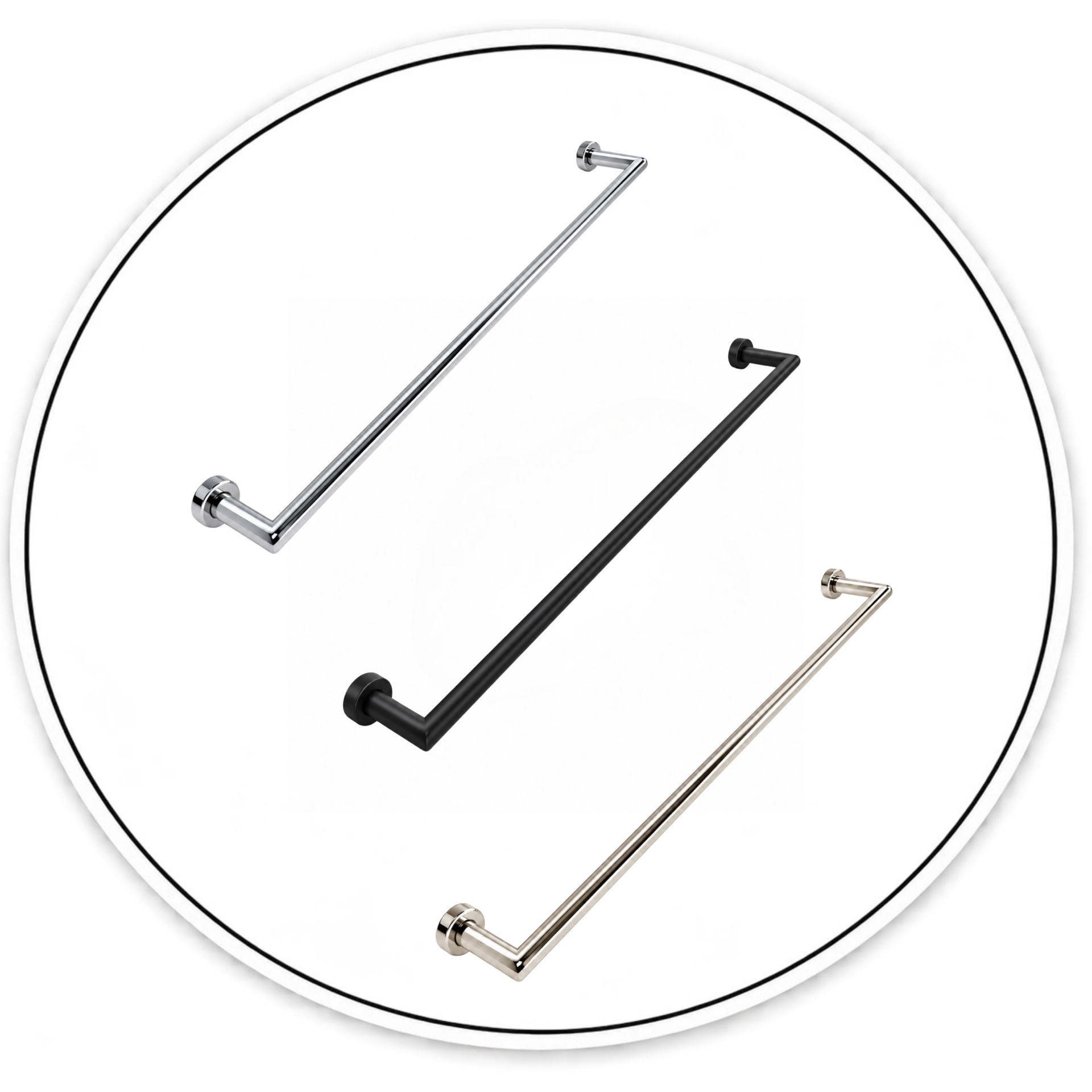 Link Hardware 18" Mitered Single-Sided Handle