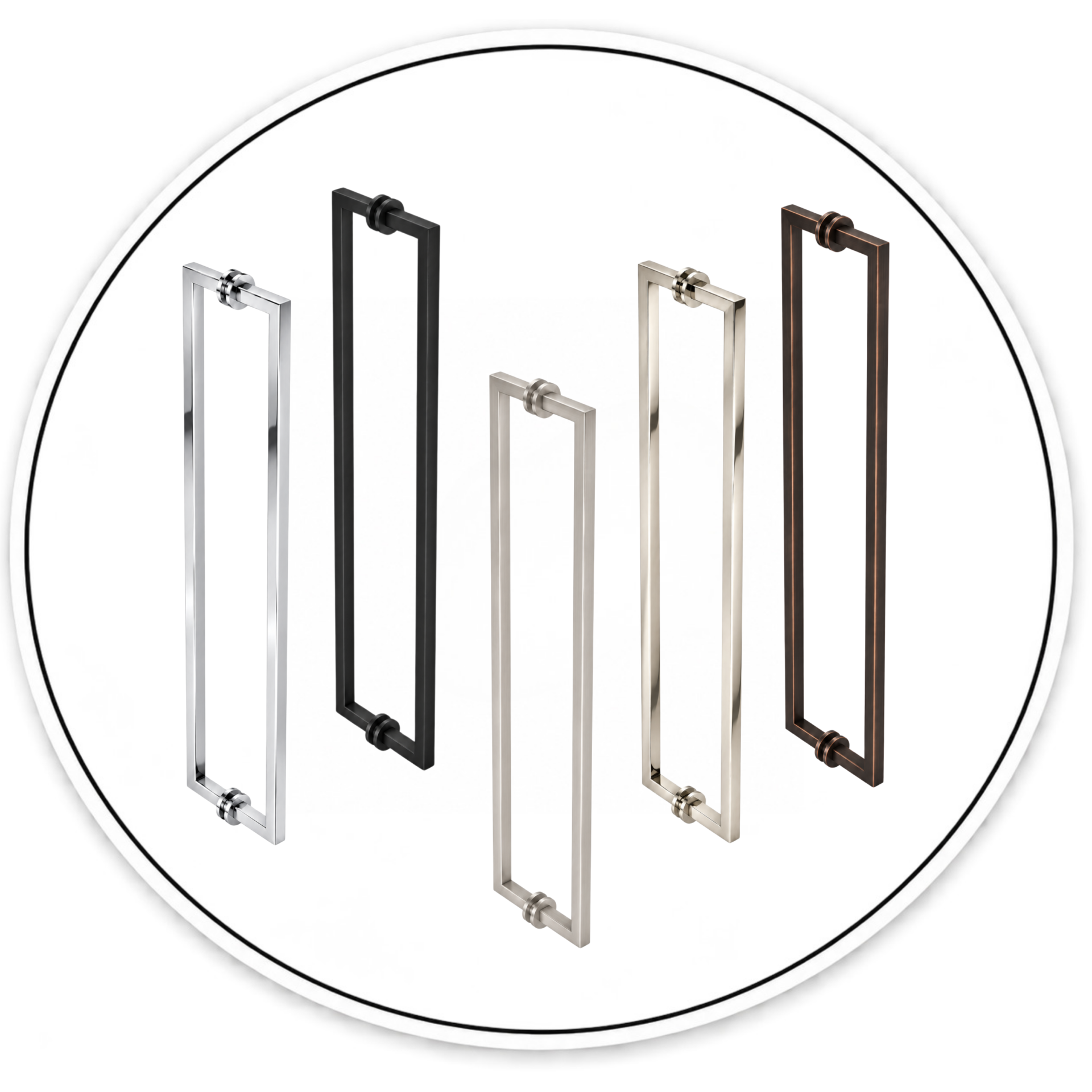 Link Hardware 18" Mitered Back-to-Back Towel Bar