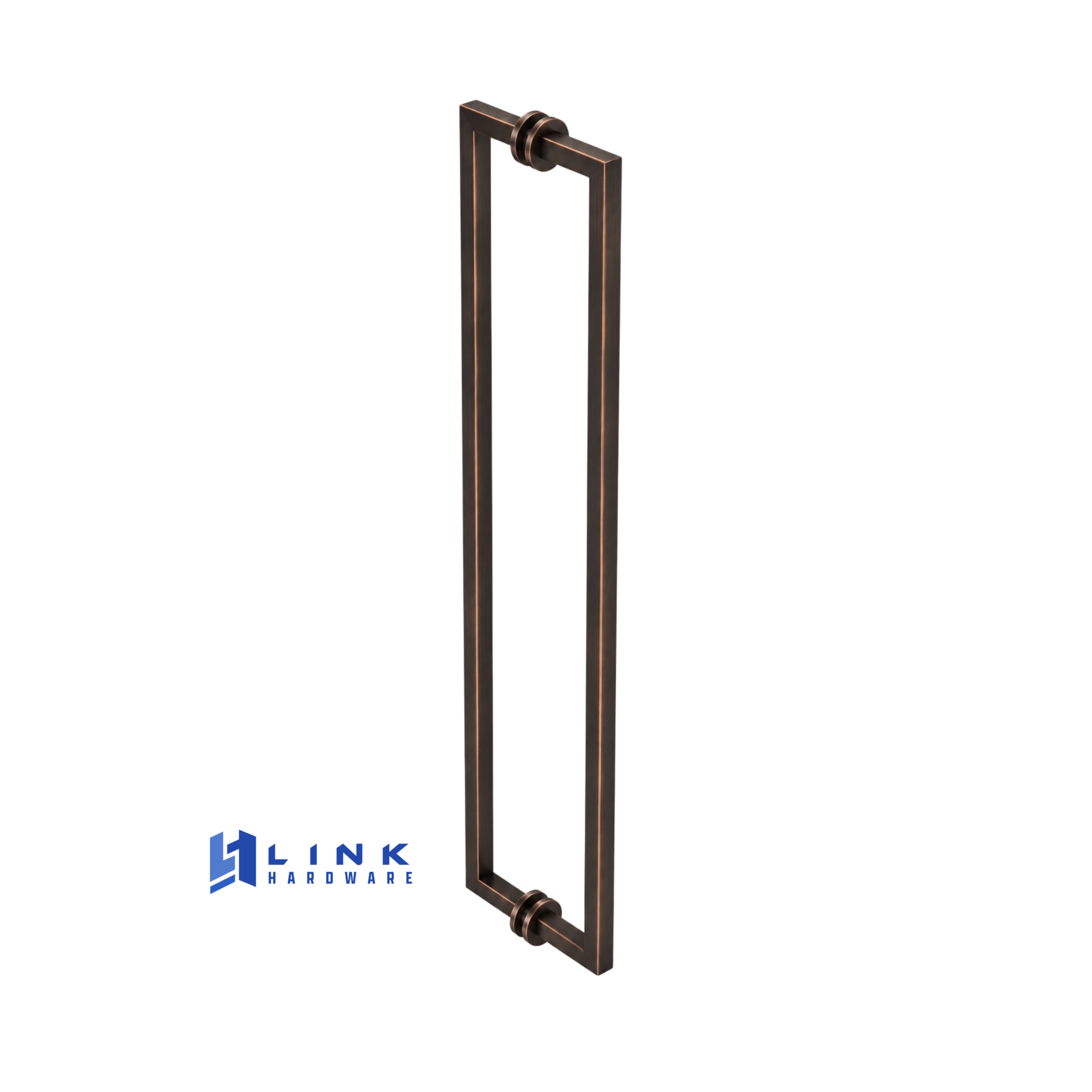 Link Hardware 18" Mitered Back-to-Back Towel Bar - Image 5